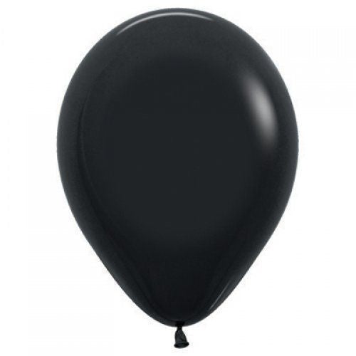 Fashion Black 30cm Sempertex Latex Balloons 100pcs