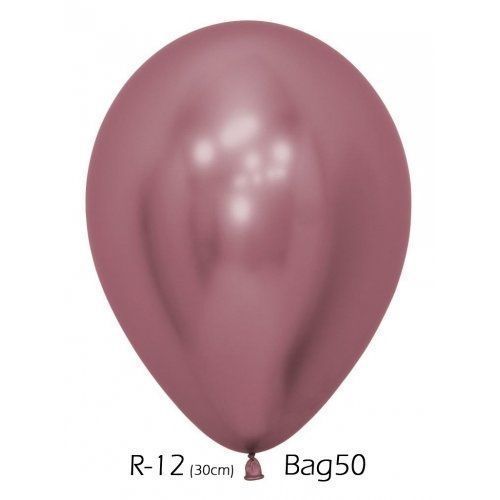 Reflex Pink 30cm Sempertex Latex Balloons 50pcs