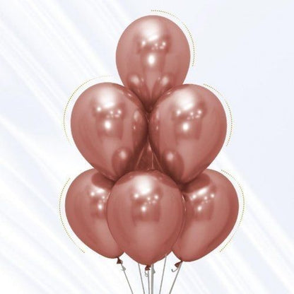 Reflex Rose Gold 30cm Sempertex Latex Balloons 50pcs