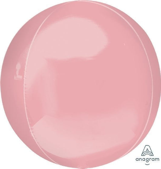 Balloon Foil Orbz Pastel Pink 38-40cm