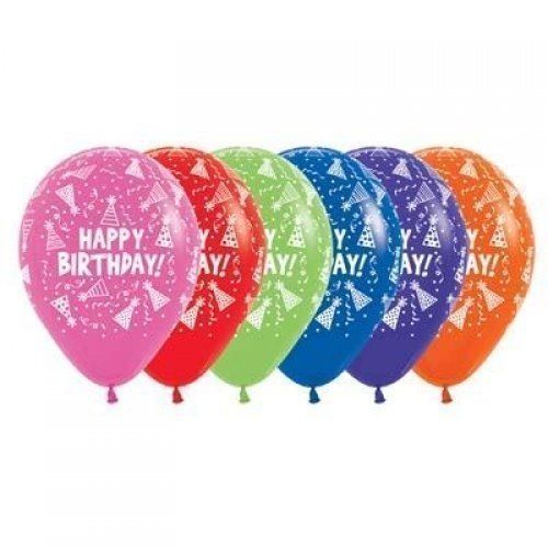 Birthday Hat Balloons 30cm