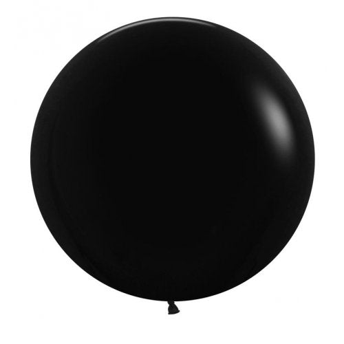 Fashion Black 60 cm Sempertex Latex Balloons 3 pcs