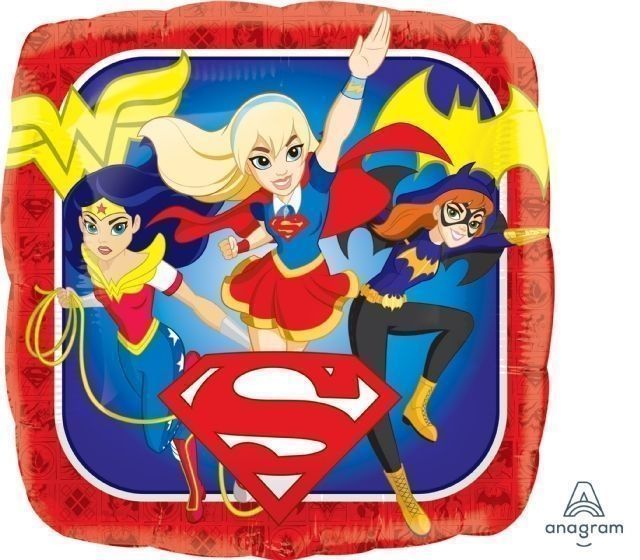 Balloon Foil 45cm DC Super Hero Girls